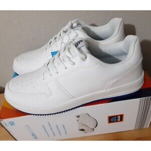 ALDi Gear 2024 Spring Men's White Sneakers Shoe Size 10 Aldi Gear Logo Hot